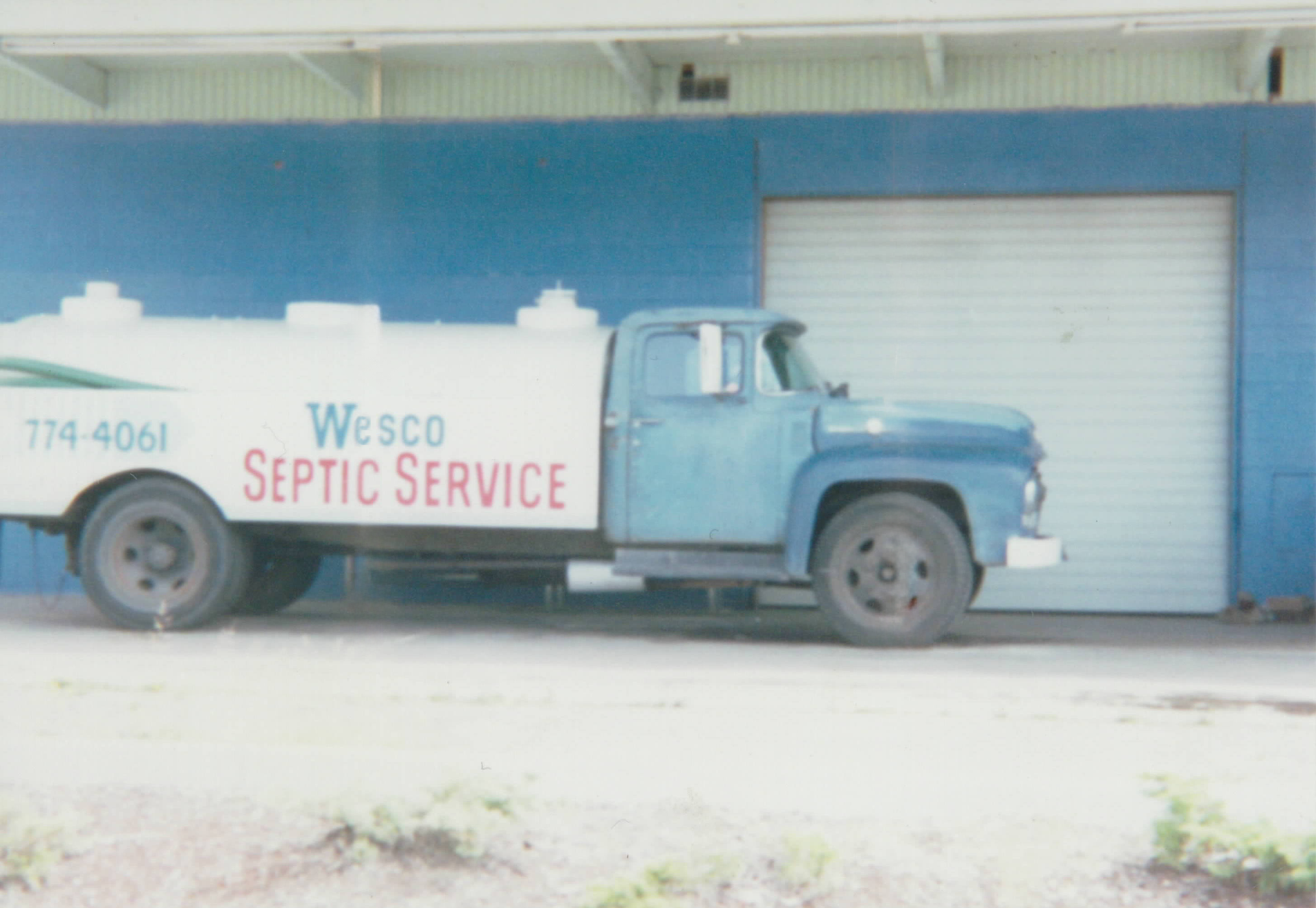 The first A Wesco septic truck